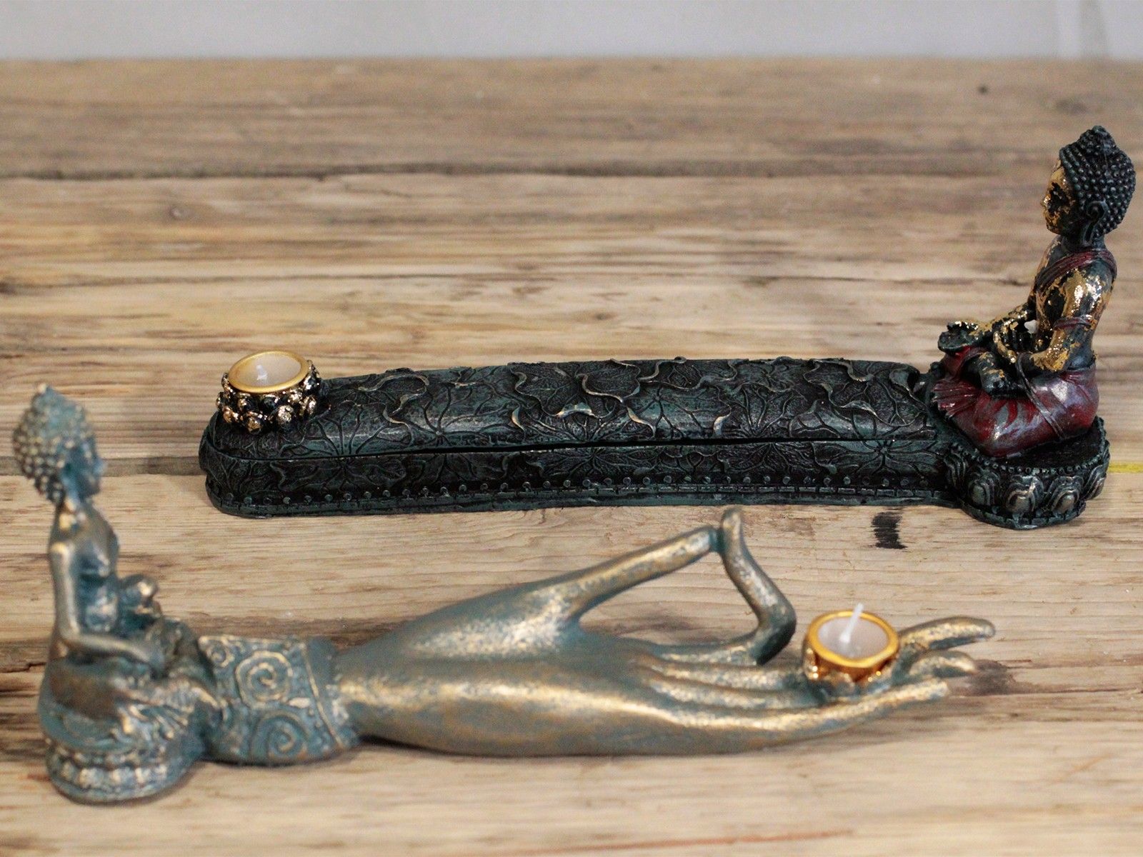 Räucherhalter – Antik Buddha – Hand – Bild 5