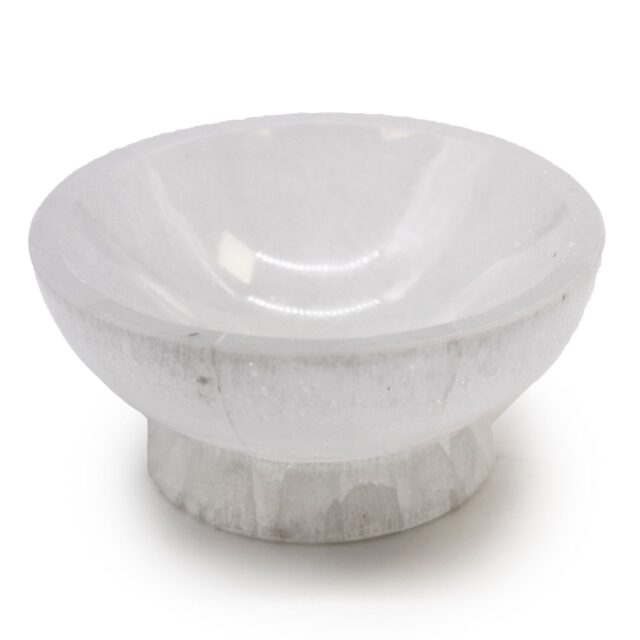 Ritualschale aus Selenit – 10 cm