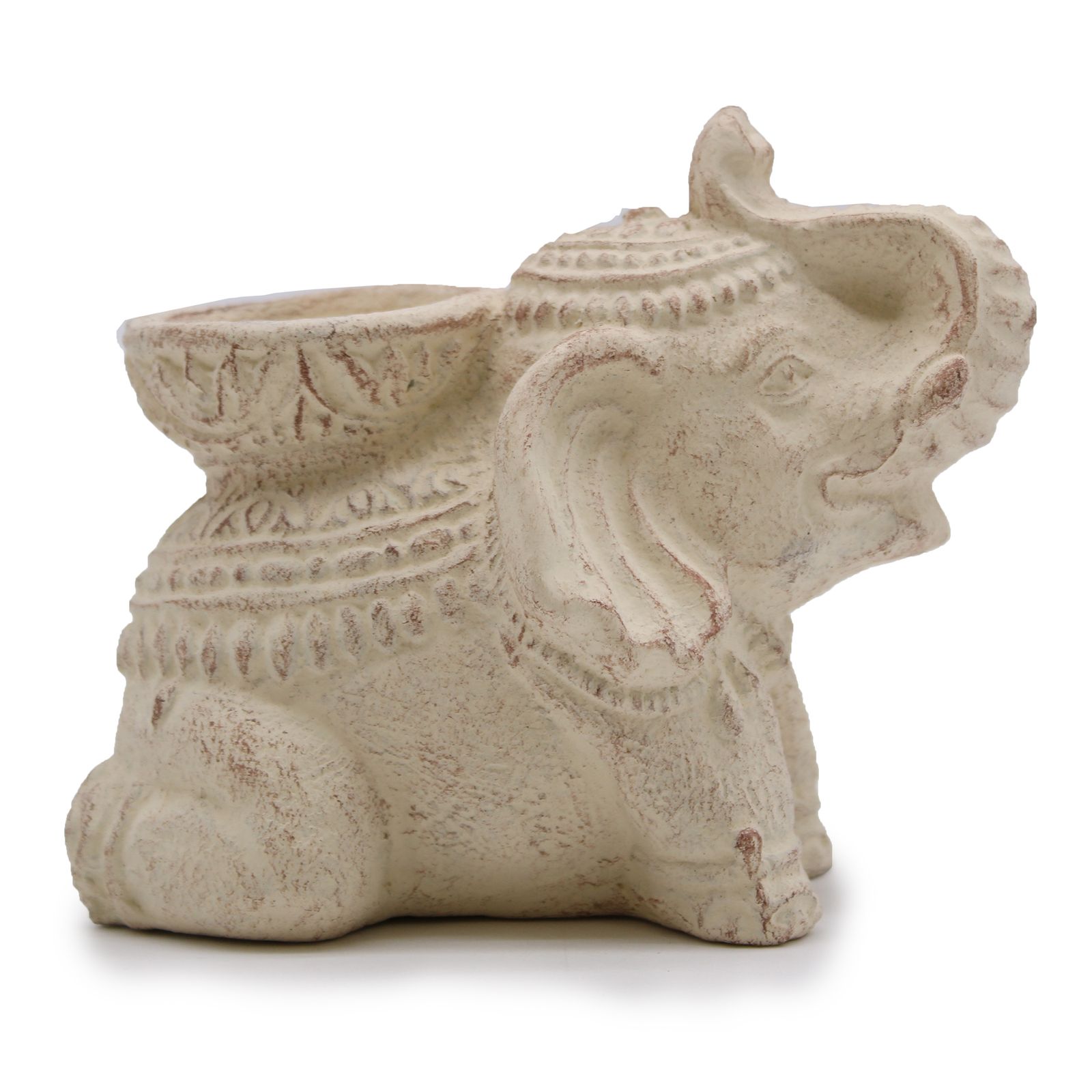 Räucherhalter – Elefant & (Creme) – Bild 2