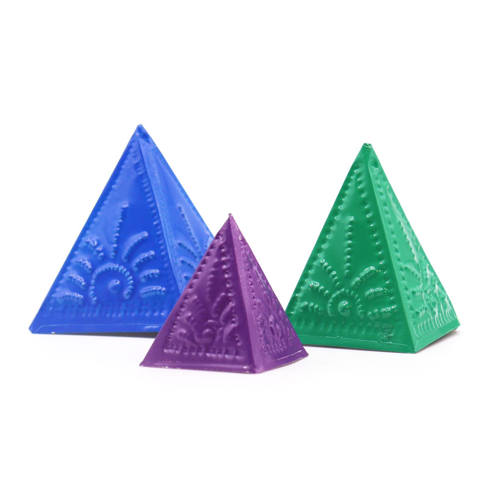 Räucherhalter – Pulver Mould Set – Blau Grün Violett