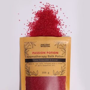 Badesalz – Aromatherapy Bath Potion in Kraft Bag 350g – Passion