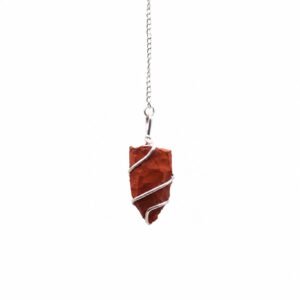 Rohstein-Pendel – Roter Jaspis