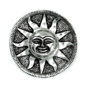 Räucherhalter – poliert Aluminium Sonne 9m