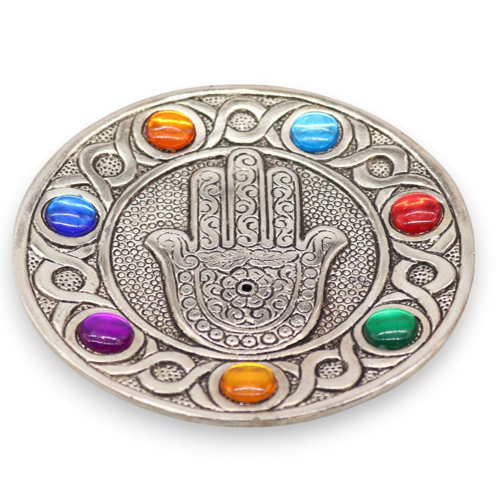 Räucherhalter – sieben Chakra Hamsa 11.5 cm – Bild 4