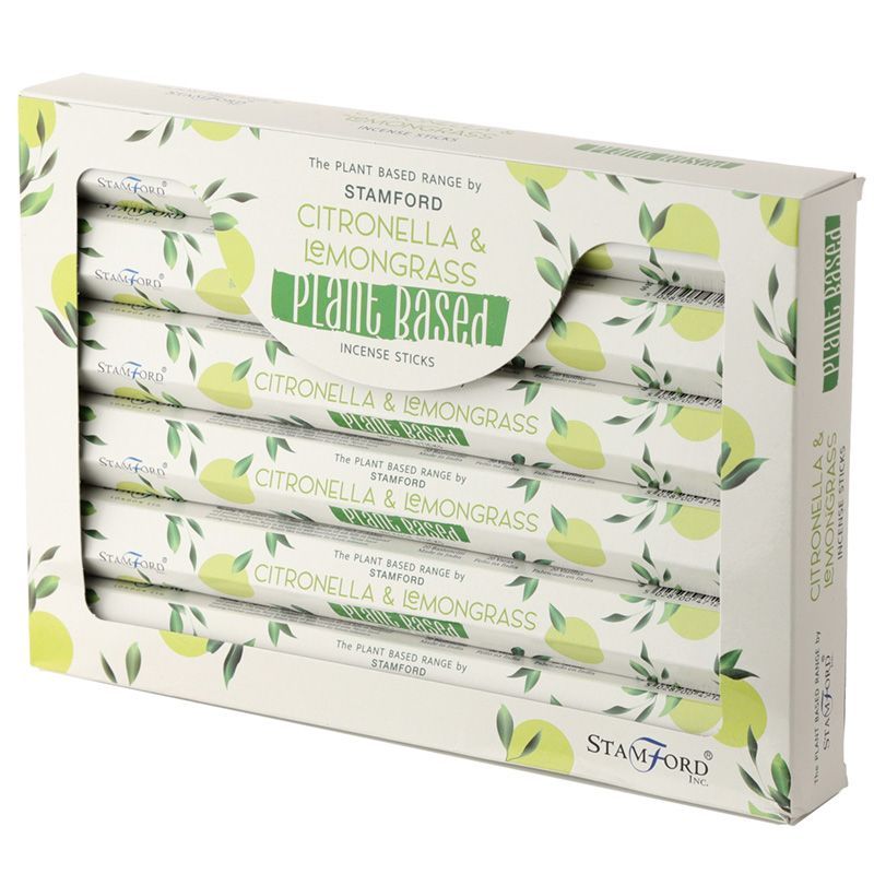 Räucherstäbchen auf Pflanzenbasis – Citronella & Zitronengras
