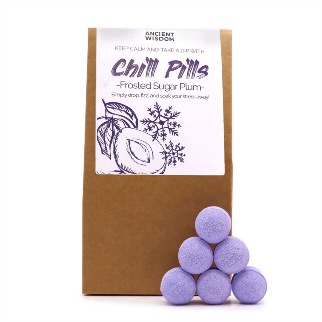 Badekugeln „Chill Pills“ – Winterpflaume, 350 g