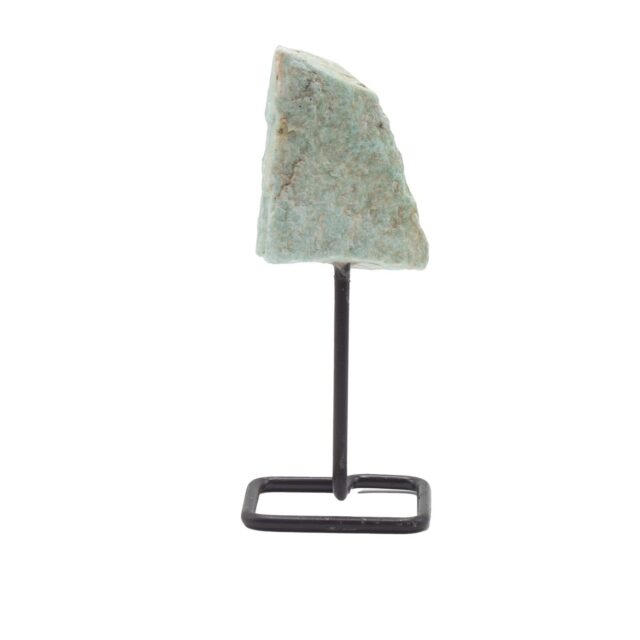 Mineralien-Sammlerstück auf Metallständer – Amazonite