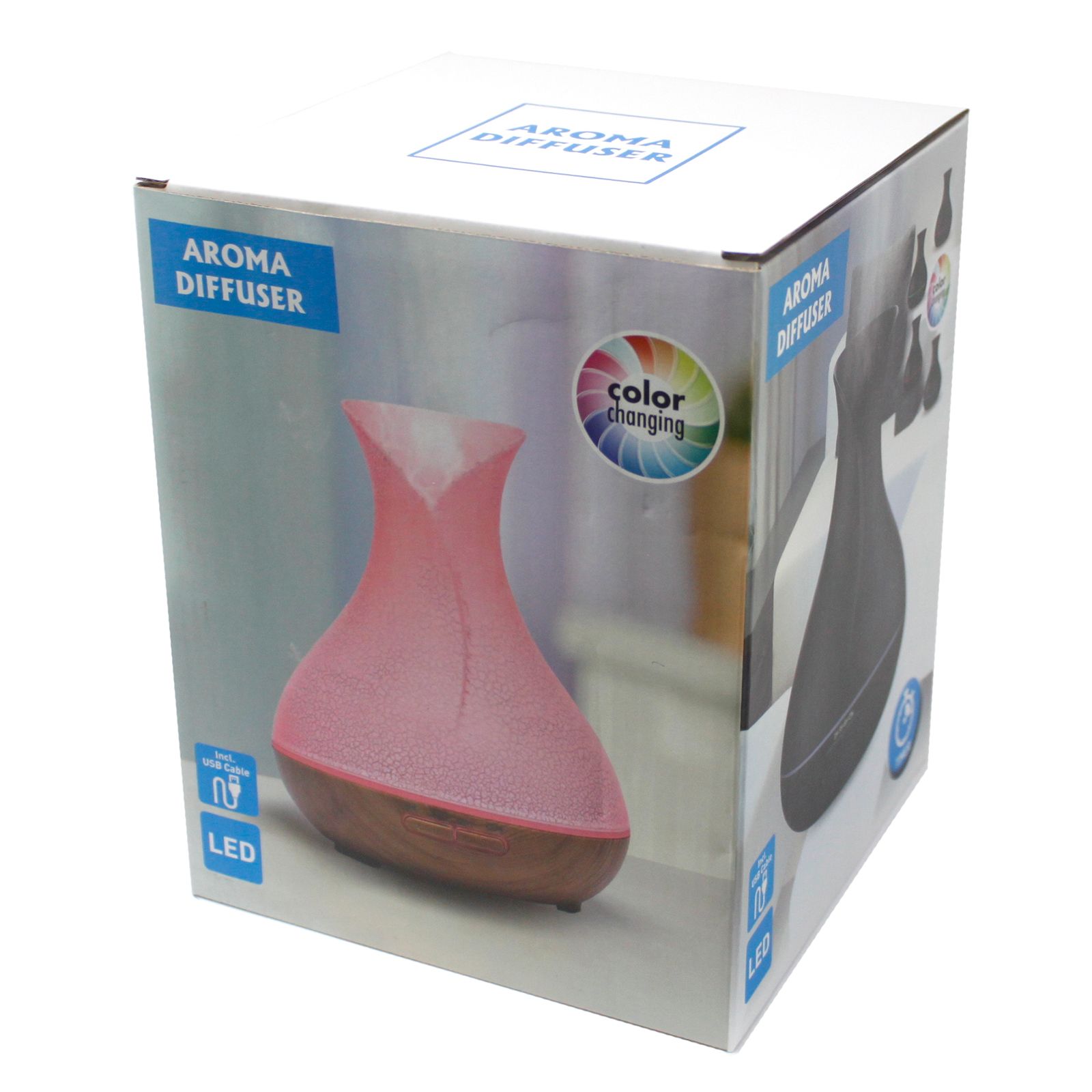 Palma – elektrischer Aroma-Diffuser – Muscheloptik, USB, Farbwechsel & Timer – Bild 5