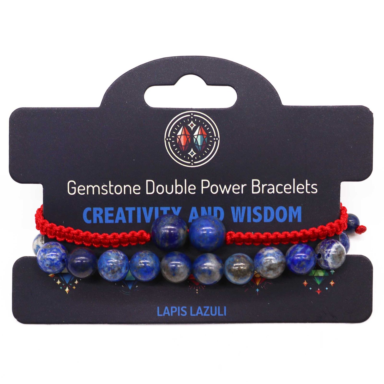 Armband – Edelstein doppelt Power Armbänder – Sodalith