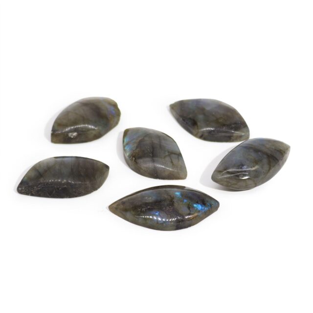 Madagaskar Labradorit Leaf Steine (ca. 13-20 g 40-50 mm)