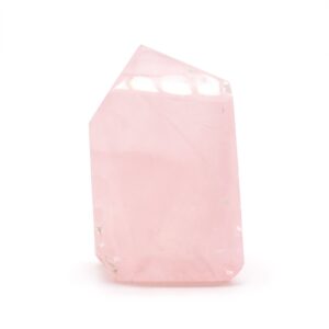 Edelsteinspitzen ca. 6 cm (0,5 kg) – indisch Rosenquarz (ca. 8 Stück)