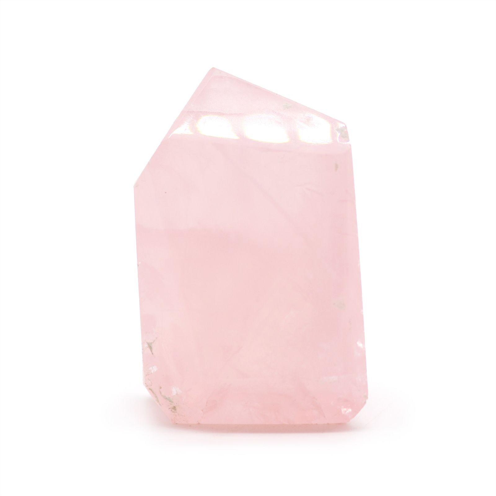 Edelsteinspitzen ca. 6 cm (0,5 kg) – indisch Rosenquarz (ca. 8 Stück)